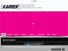 Tablet Screenshot of karrernet.at